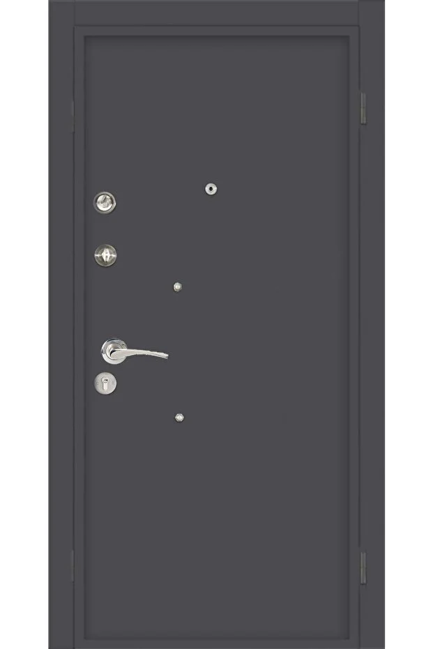 DORTURK ÇELİK KAPI SİSTEMLERİ Dış Iklim Kapısı, Yağmura Güneşe Dayanıklı Çelik Kapı Sol 4